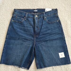 Old Navy Women's Dark Blue Denim Shorts